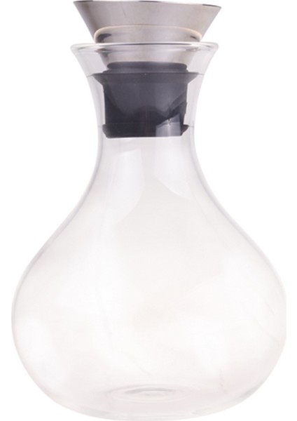 Taşev Sahi 21x15 cm Metal Kapaklı Cam Sürahi 1500 ml