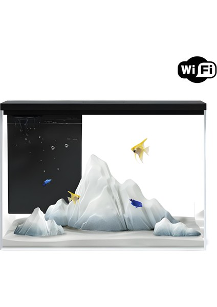Gr-1s Akvaryum Siyah Wifi 14 Litre