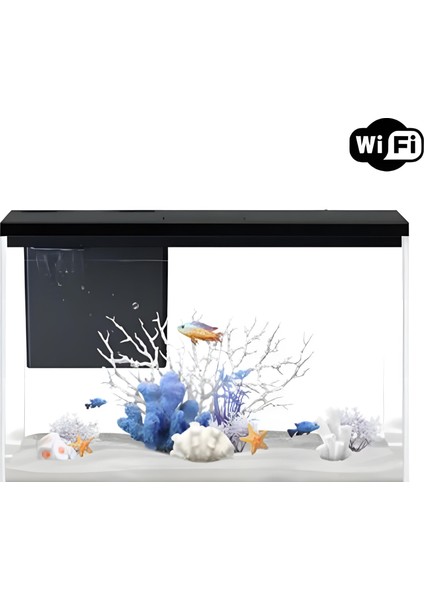 Gr-1s Akvaryum Siyah Wifi 14 Litre