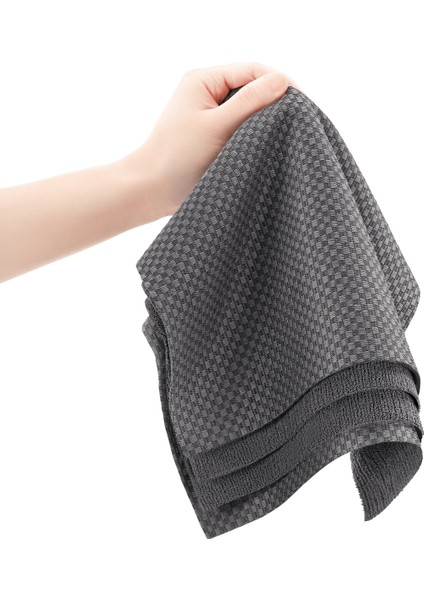 Çok Amaçlı Rulo Mikrofiber Temizlik Bezi 30x30 cm 24 Yapraklı Desenli Gri fırsatları