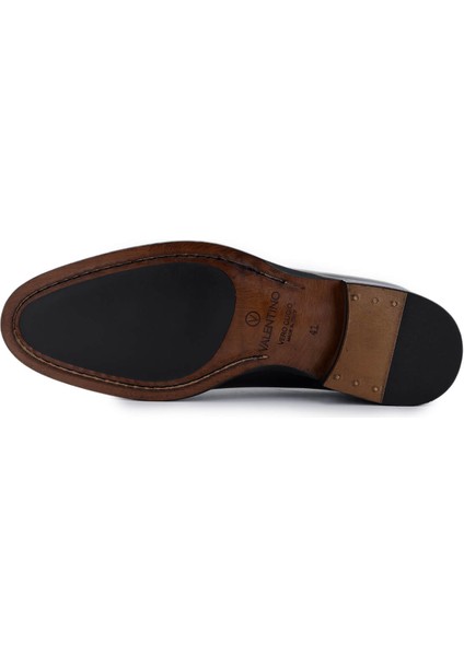 Erkek Deri Siyah Klasik Ayakkabı 1040 92V41409 Erk Ayk Y25 Black fırsatları