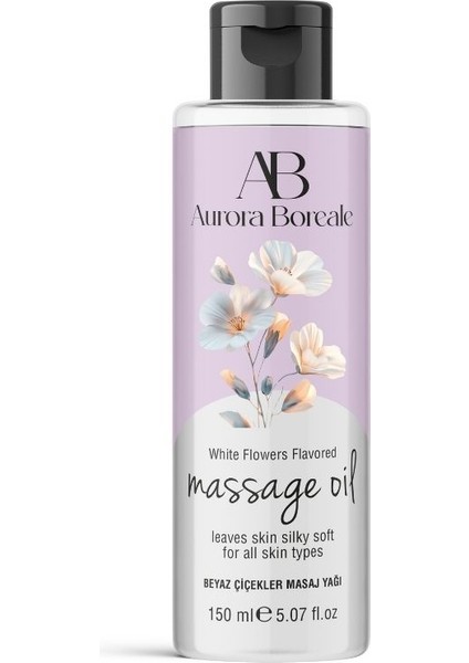 Beyaz Çiçek Aromalı Masaj Yağı 150 ml