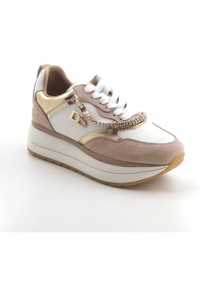 Kadın Sneaker ( Günlük) 9L5534NP Donna Serena 5534 Bianco Beige