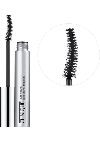Hacim Veren Siyah Maskara - High Impact™ Zero Gravity Maskara - Black 8 ml | Suya ve Tere Dayanıklı