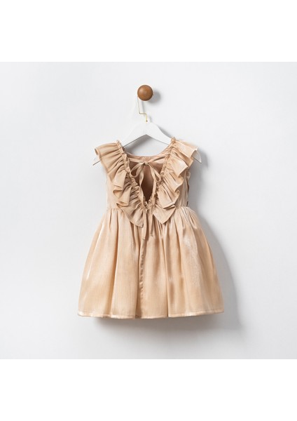 Fırfır Detaylı Kız Çocuk Elbise Abiye fiyatları