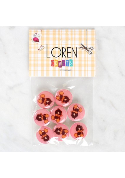 Crafts 8'li Ördek Düğme - 1202