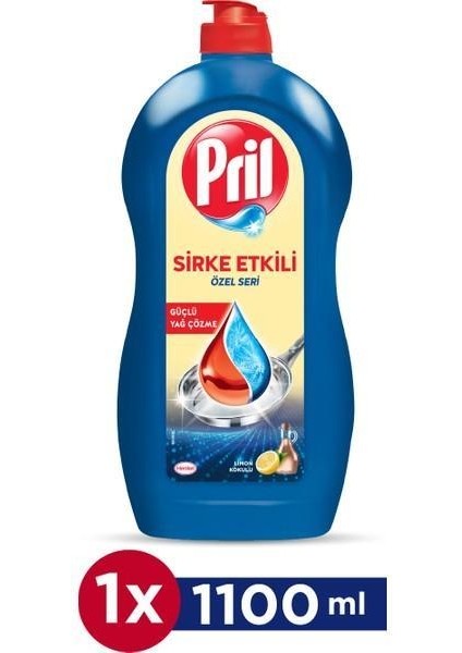 Sirke Gücüyle 1100 ml Bulaşık Deterjanı 4’lü Özel Seri Parlak ve Hijyenik Sonuç fiyatları