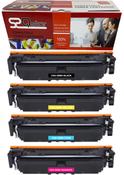 Canon Crg 069H Muadil Toner Set Yüksek Kapasite LBP673 MF752 MF754