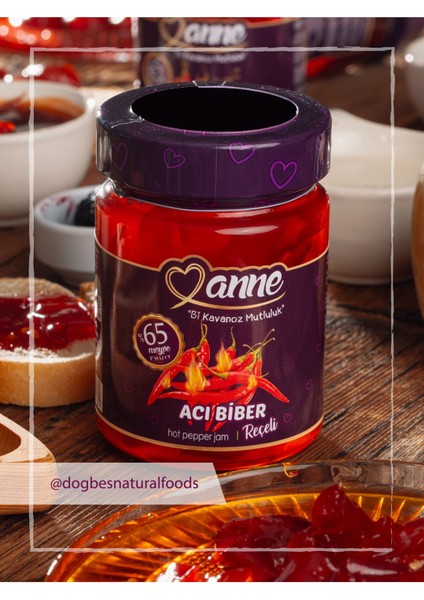 Acı Biber Reçeli 400 gr (Pancar Şekeri İle Üretilmiştir - Glikoz, Koruyucu İçermez) fiyatları
