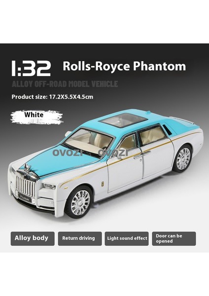Ovozı Rolls Royce Alaşımlı Araba Modeli Koleksiyonluk Süs Hediyesi (Yurt Dışından)