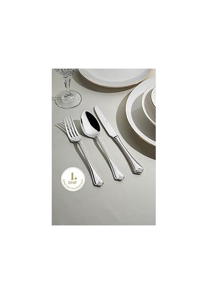 Fulya Sade 12 Kişilik 72 Parça Kutulu Çatal Kaşık Takımı