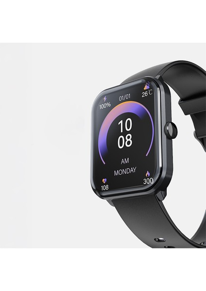 LW-218 Akıllı Saat Tft Ekranlı Ios ve Android Uyumlu Siyah