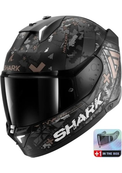 Skwal I3 Hellcat Mat Kapalı Kask Kua