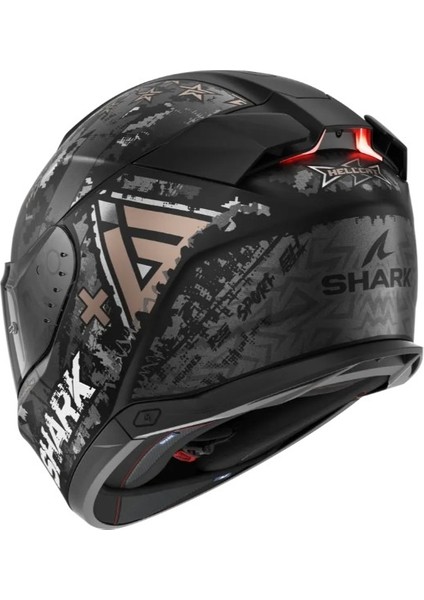 Skwal I3 Hellcat Mat Kapalı Kask Kua