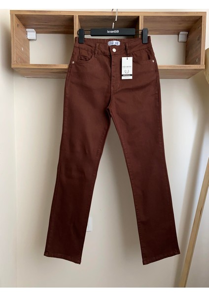 Büyük Beden Full Likralı Boru Paça Jean