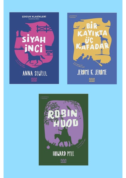 8 Yaş ve Üzeri Robin Hood-Siyah Inci-Bir Kayıkta Üç Kafadar Kısaltılmış Metin