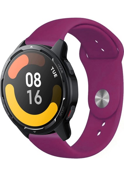 Xiaomi Watch Color ve Color 2 Akıllı Saat ile Uyumlu Yumuşak Dokulu Silikon Kordon Kayış