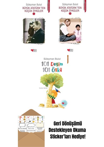 Süleyman Bulut 3 Kitap Seti + Okuma Sticker'ları