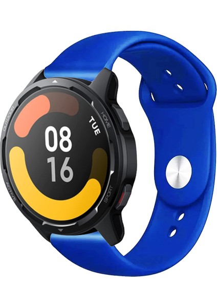 Xiaomi Watch Color ve Color 2 Akıllı Saat ile Uyumlu Yumuşak Dokulu Silikon Kordon Kayış