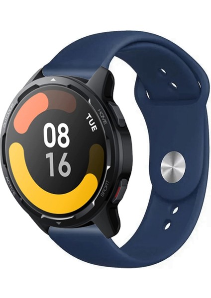 Xiaomi Watch Color ve Color 2 Akıllı Saat ile Uyumlu Yumuşak Dokulu Silikon Kordon Kayış
