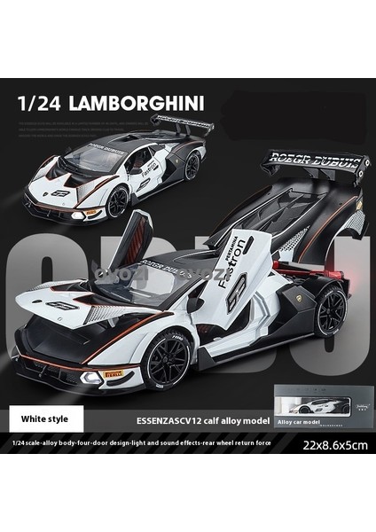 Ovozı Lamborghini Alaşımlı Araba Modelleri Koleksiyon Hediyeleri (Yurt Dışından)