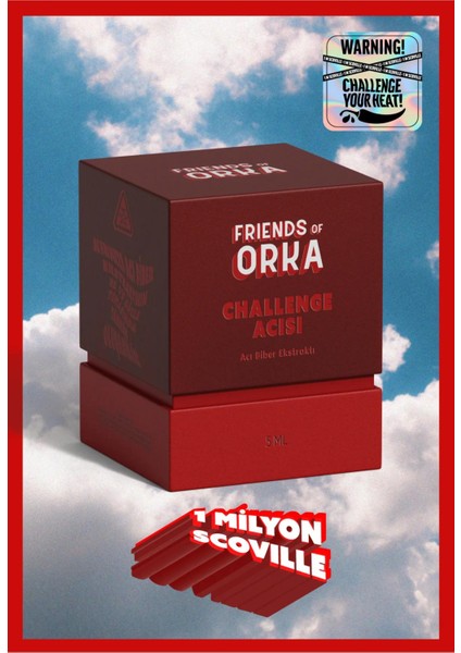 1m Scoville Challenge Acı Biber Sosu – 5ml (Ekstrem Acı, Doğal İçerik, Acı Biber Ekstraktı)