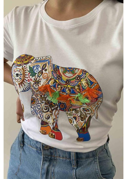 Elephant Bisiklet Yaka Tişört fiyatları