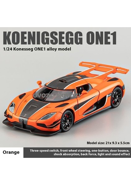 Ovozı Koenigsegg Alaşımlı Araba Modelleri Koleksiyon Hediyeleri (Yurt Dışından)