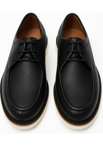 Erkek Siyah Deri Smart Casual Ayakkabı fiyatları