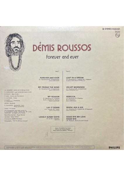 Demis Roussos Forever And Ever Lp Plak fiyatları
