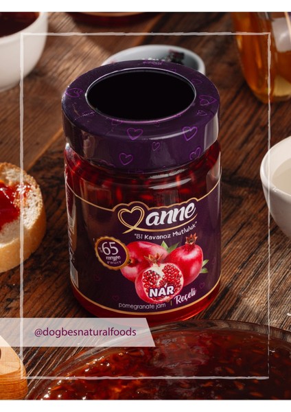 Nar Reçeli 400 gr (Pancar Şekeri İle Üretilmiştir - Glikoz, Koruyucu İçermez) fiyatları