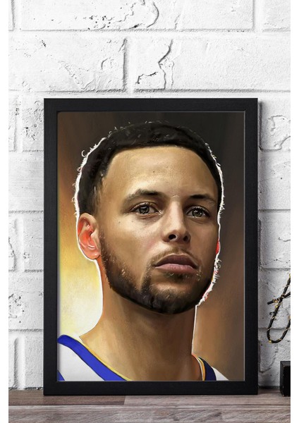Stephen Curry Çerçeveli Tablo - Basketbol Nba Posteri Tablo