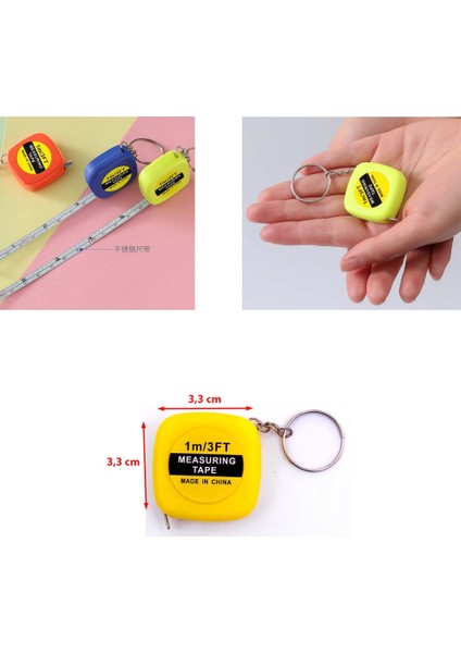 1 M (100 Cm) Lik Lacivert Mini Metre Anahtarlık (1 Adet) (Ebat: 3,3 cm x 3,3 Cm) fiyatları