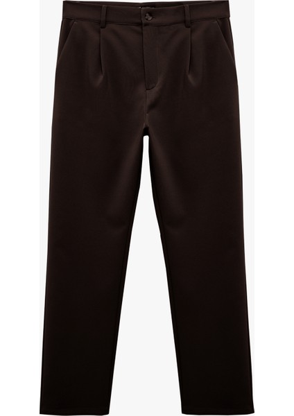 Pileli Oversize Cep Detaylı Kumaş Pantolon modelleri