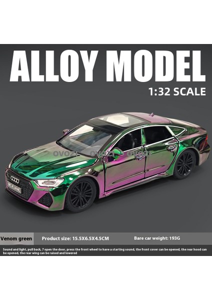 Ovozı Audi Alaşımlı Araba Modeli Koleksiyon Süsü Hediyesi (Yurt Dışından)