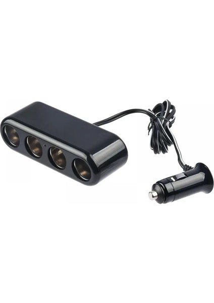 Yk Desing Güç Kaynağı 4 Portlu Çoklu Güç Soketi Dişi Araba Çakmak Adaptörü