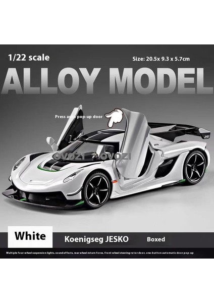 Ovozı Koenigsegg Alaşımlı Araba Modelleri Koleksiyon Hediyeleri (Yurt Dışından)