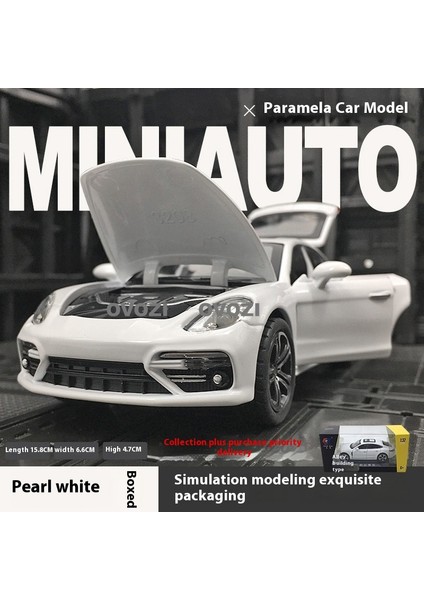 Ovozı Porsche Alaşımlı Araba Modelleri Koleksiyonluk Süsler Hediyeler (Yurt Dışından)