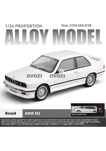 Ovozı Alaşım Araba Modelleri Koleksiyonluk Süs Hediyesi (Yurt Dışından)