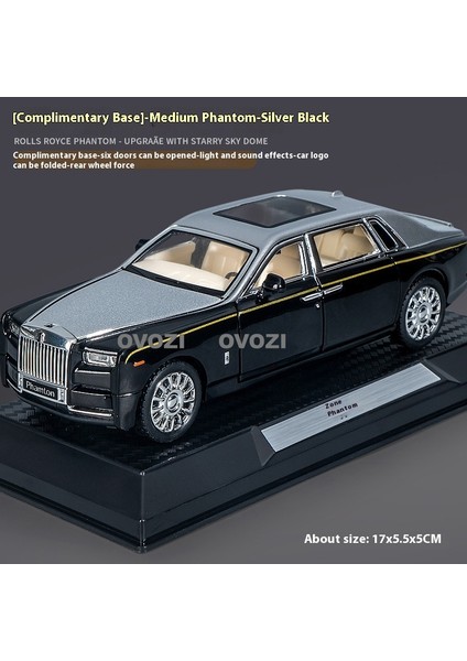 Ovozı Rolls Royce Alaşımlı Araba Modeli Koleksiyonluk Süs Hediyesi (Yurt Dışından)
