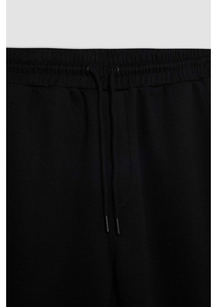 Fit Jogger Eşofman Altı Slim Fit Dar Kesim Skuba Dalgıç Kumaş Lastikli Paça Beli Bağcıklı Cepli Z9112AZ24AU