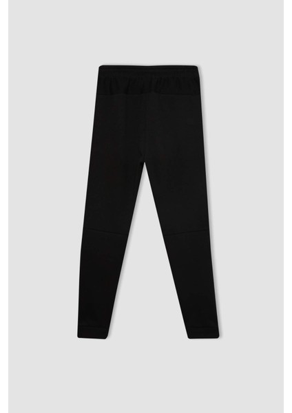 Fit Jogger Eşofman Altı Slim Fit Dar Kesim Skuba Dalgıç Kumaş Lastikli Paça Beli Bağcıklı Cepli Z9112AZ24AU