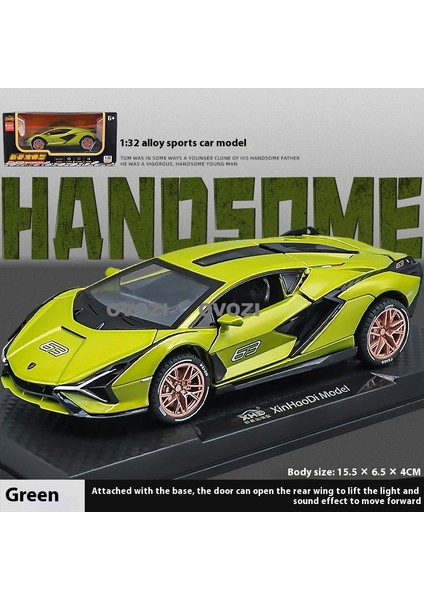 Ovozı Lamborghini Alaşımlı Araba Modelleri Koleksiyon Hediyeleri (Yurt Dışından)
