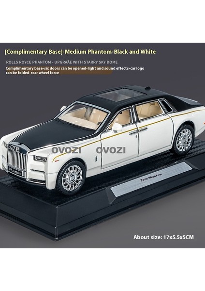 Ovozı Rolls Royce Alaşımlı Araba Modeli Koleksiyonluk Süs Hediyesi (Yurt Dışından)