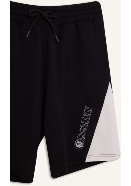 Fit NBA Brooklyn Nets Beli Bağcıklı Cepli Kısa Paça Şort C9253AX24AU