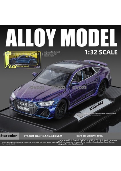 Ovozı Audi Alaşımlı Araba Modeli Koleksiyon Süsü Hediyesi (Yurt Dışından)