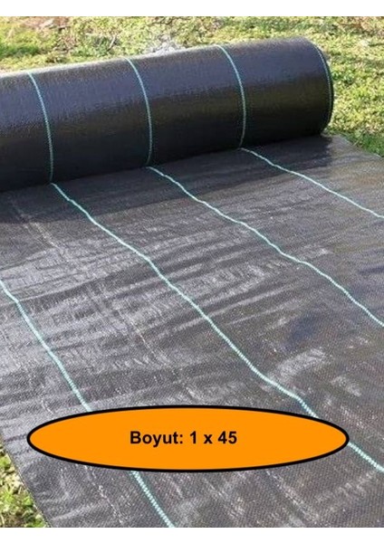 Jut Zemin Kaplama Malzemesi, Çim Çıkarmaz, 1X45 Metre