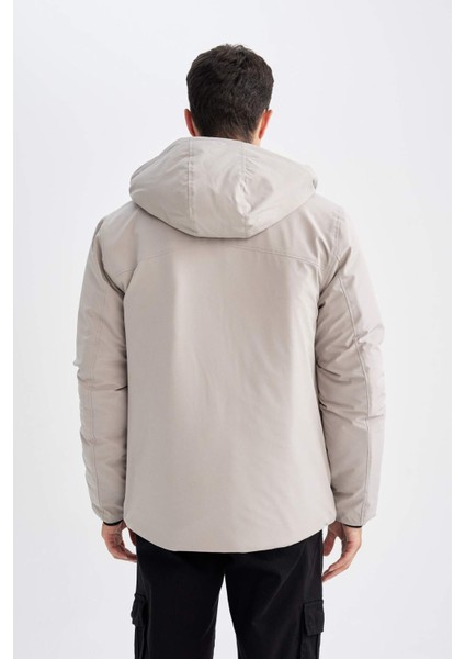 Su İtici Regular Fit Kapüşonlu Fermuarlı Mont A2620AX24WN