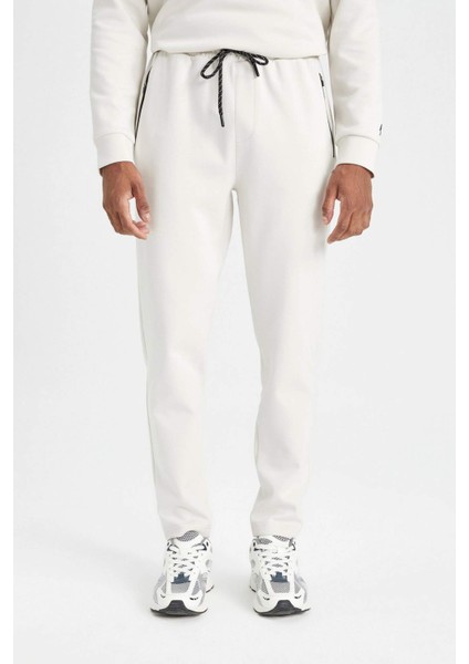 Fit Jogger Eşofman Altı Slim Fit Dar Kesim Beli Lastikli Cepli Düz Paça S3309AZ24AU