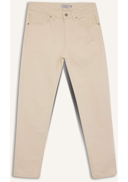 Slim Tapered Fit Dar Kalıp Normal Bel Daralan Paça Jean Pantolon C9743AX24SP